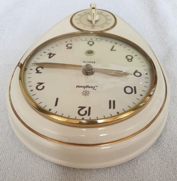 Vintage Junghans Exacta Wall Clock – 1950s 🇩🇪 - Image 6