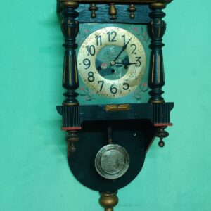 Original 18th Century Junghans Hand-Painted Antique Melody Clock – For Sale