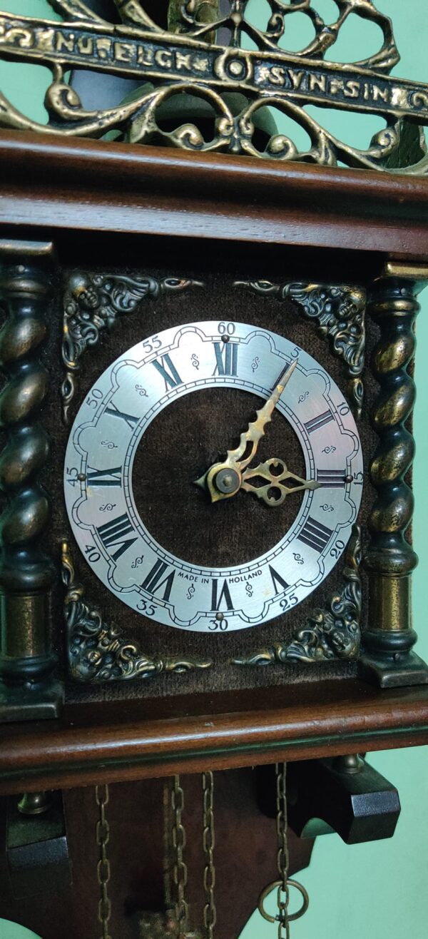 Small Dutch Vintage Clock – For Sale - Image 6