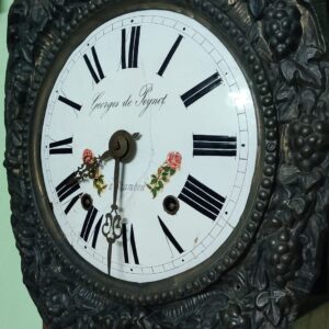 Very Old Real Antique French Morbier (Comtoise) Clock – For Sale