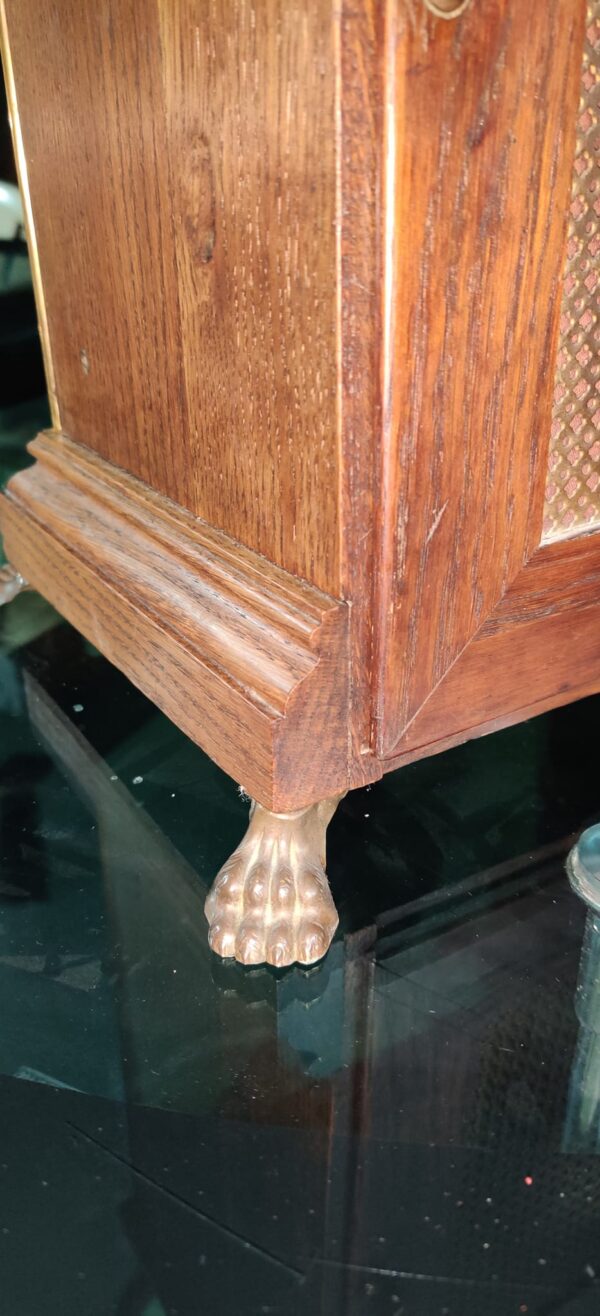 Winterhalder & Hofmeier Mahogany Bracket Clock with 5-Gong Chime – For Sale - Image 3