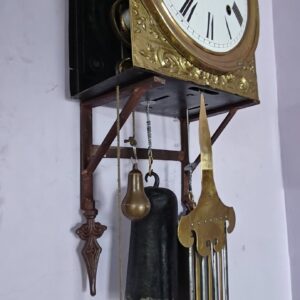 French Comtoise (Morbier) Clock – 1879 | With Rare Alarm Function
