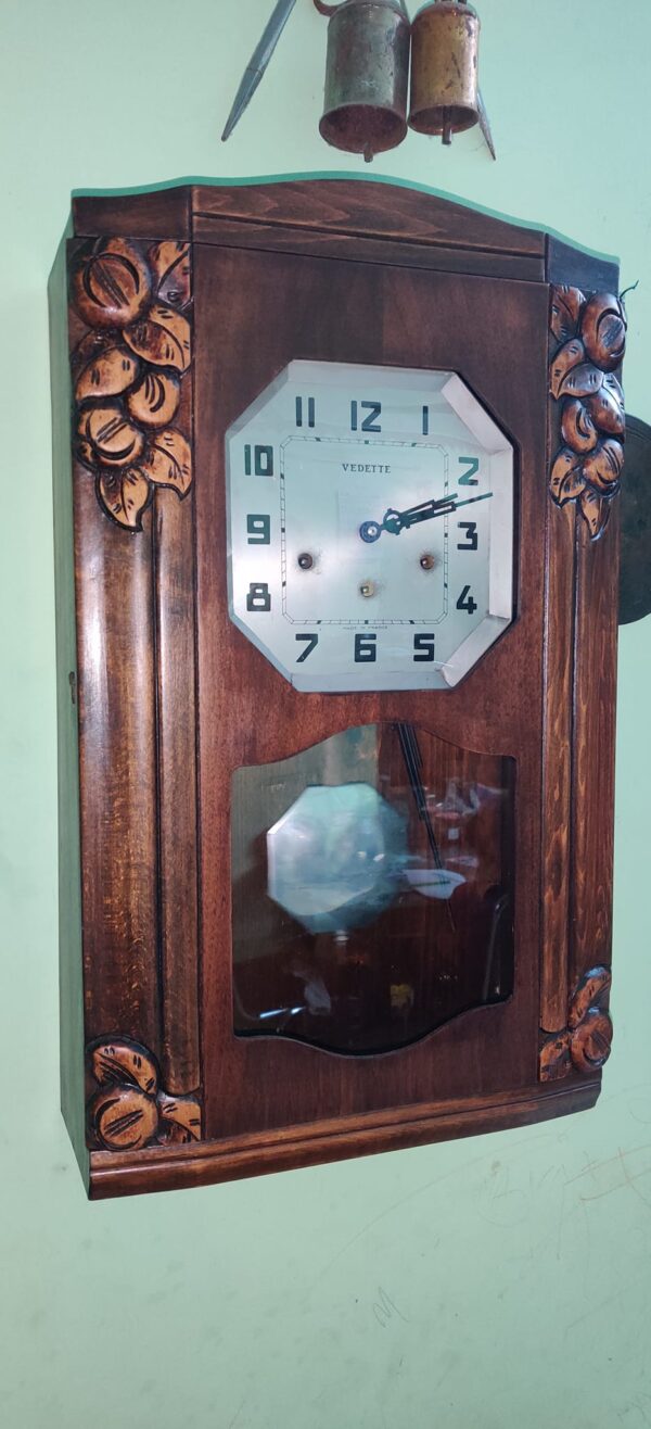 Vedette French Chiming Wall Clock – 18th Century – For Sale
