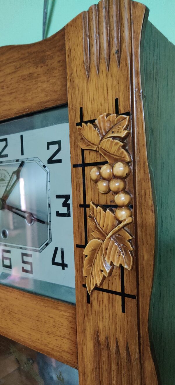 Antique French Westminster Chime Wall Clock – Carillon Romanet / Morbier F.F.R. – For Sale - Image 6