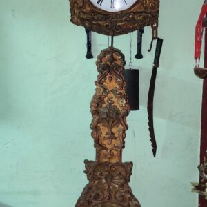 Antique 1880 French Morbier Comtoise Clock with Pendulum Automation – For Sale