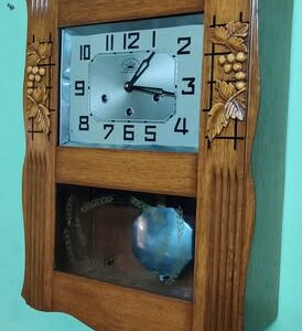 Antique French Westminster Chime Wall Clock – Carillon Romanet / Morbier F.F.R. – For Sale