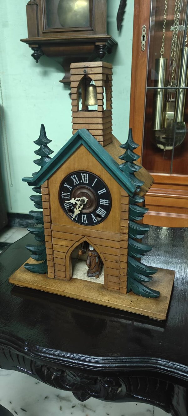 TIMEGEAR Cuckoo Wall Clock with Night Mode & Swinging Pendulum