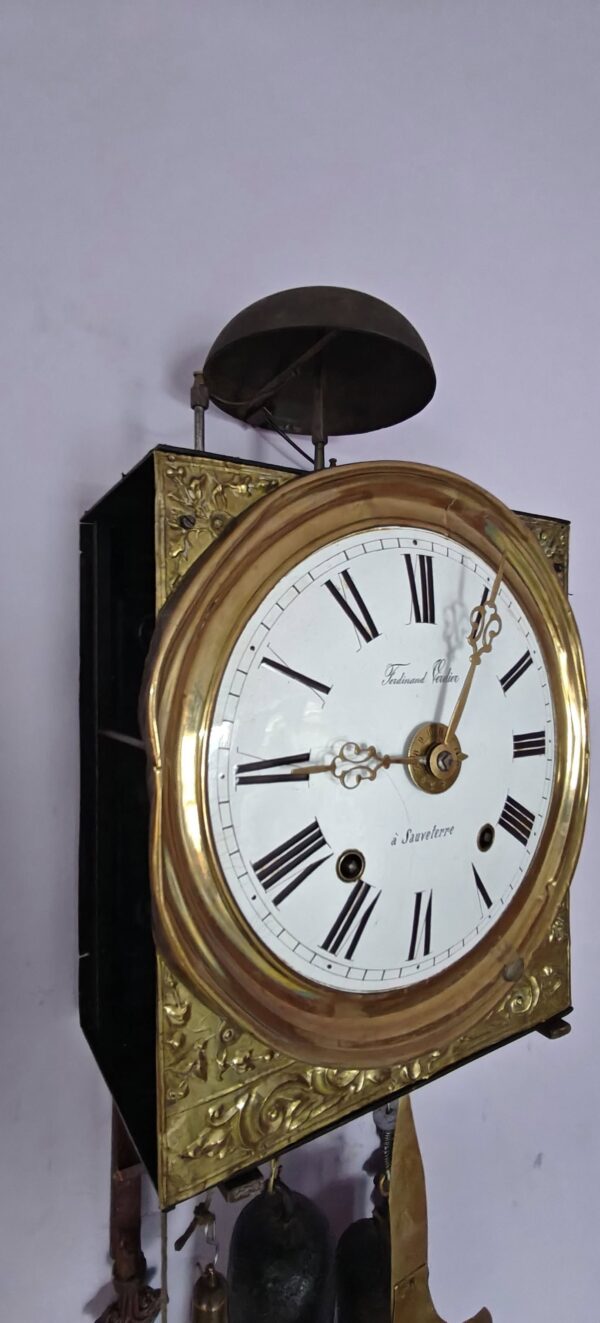 French Comtoise (Morbier) Clock – 1879 | With Rare Alarm Function - Image 6