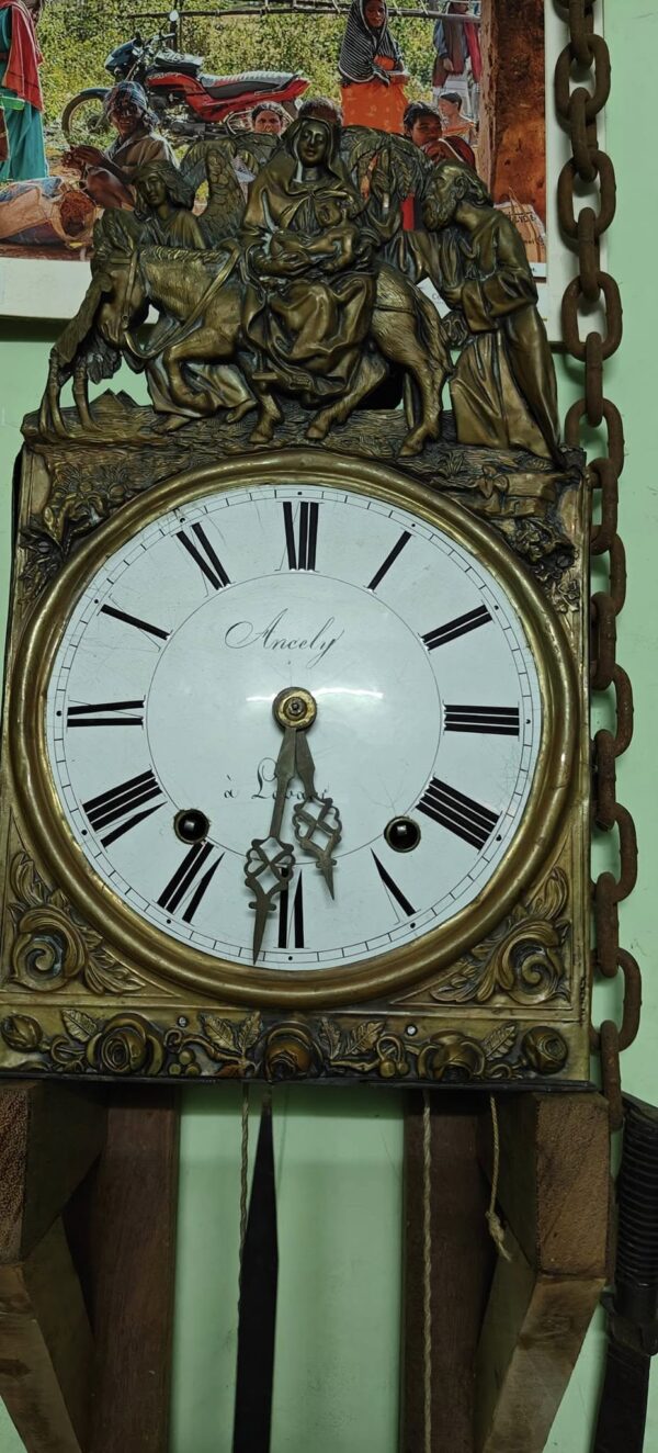 🕰️ Original Antique French Comtoise (Morbier) Clock – Circa 1880 - Image 5