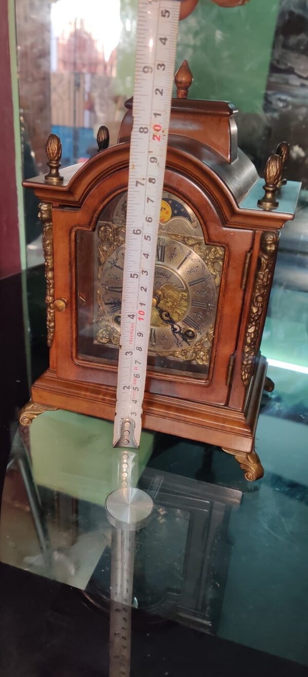 Buy Brass Handcrafted Vintage English Table Clock - Image 3