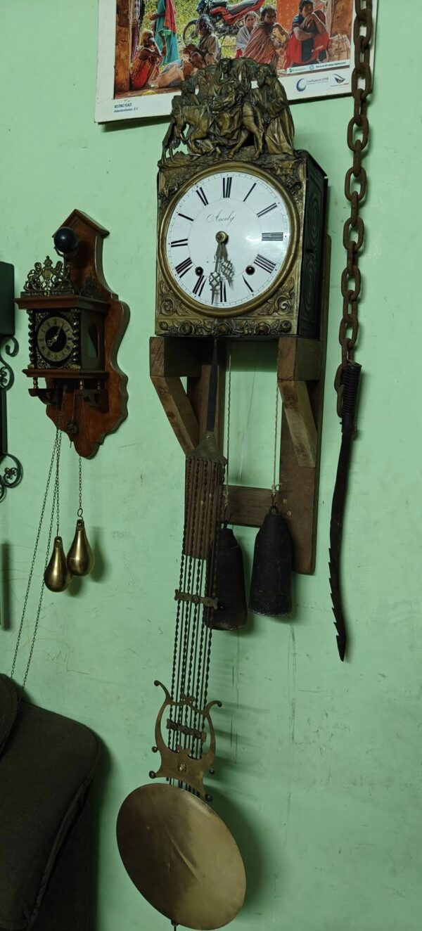 🕰️ Original Antique French Comtoise (Morbier) Clock – Circa 1880 - Image 7
