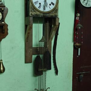 🕰️ Original Antique French Comtoise (Morbier) Clock – Circa 1880