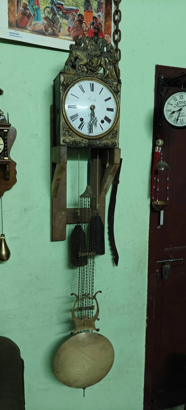 🕰️ Original Antique French Comtoise (Morbier) Clock – Circa 1880 - Image 10