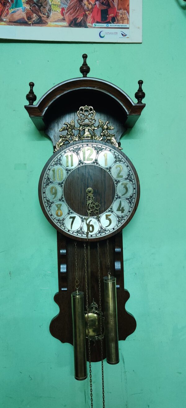Buy Warmink Sallander Dutch Antique Wall Clock – 8-Day Movement with Moonphase