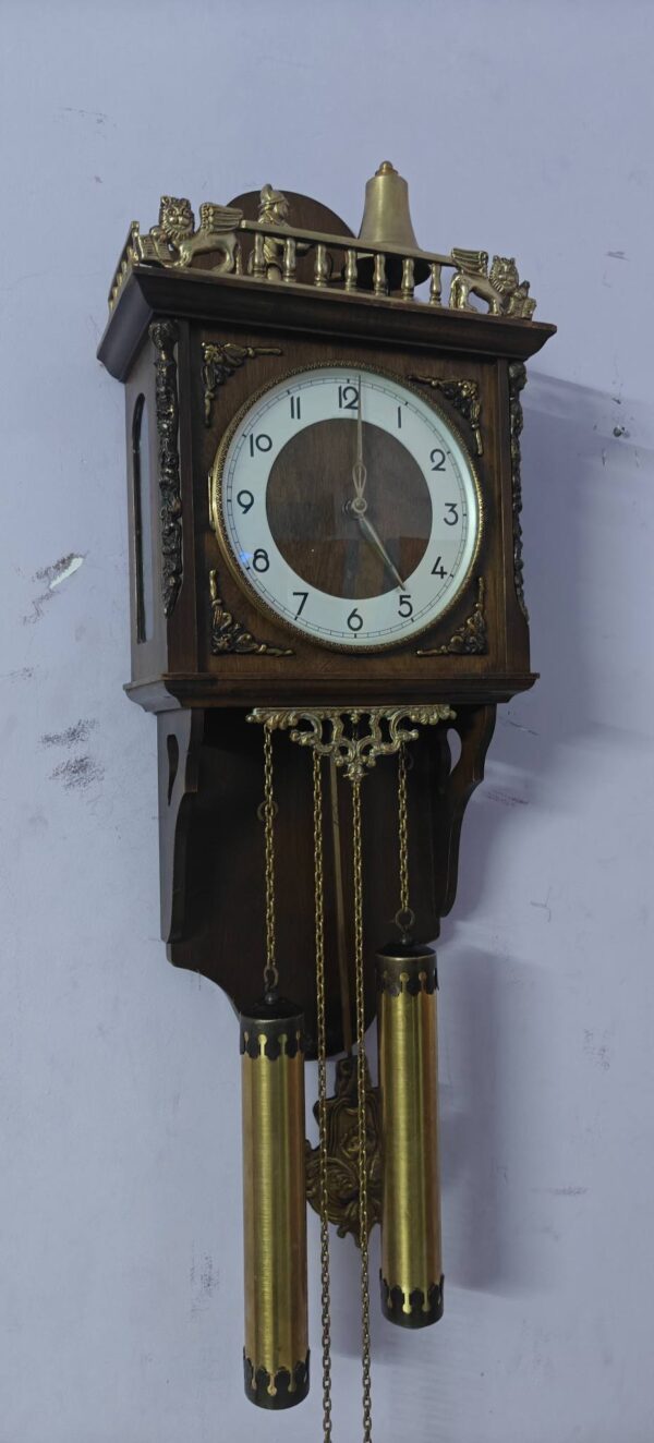 Antique Balcanto Wall Clock – French Made | Collectible Timepiece - Image 9