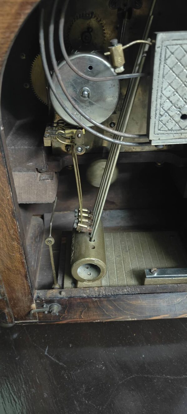 Real Antique Junghans Table Chiming Clock – Circa 1890 - Image 9