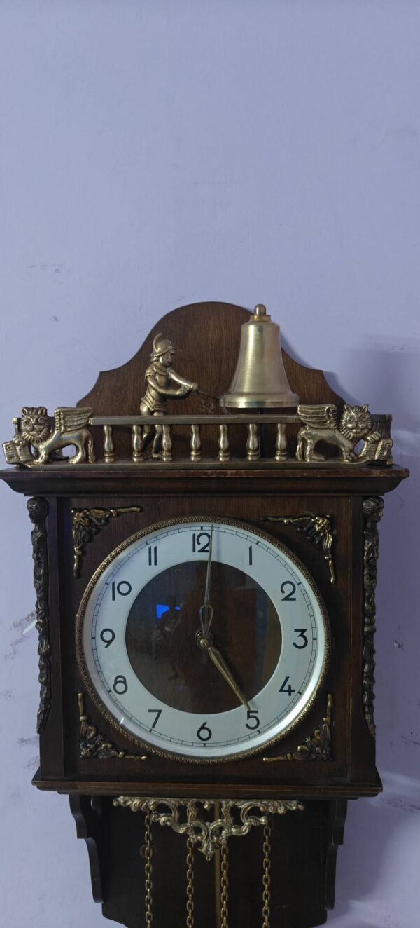 Antique Balcanto Wall Clock – French Made | Collectible Timepiece - Image 11