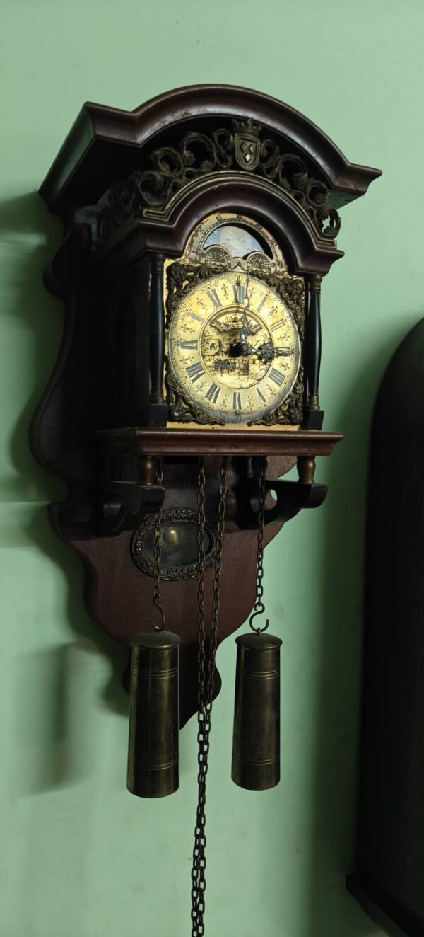 Dutch Sallander 8-Day Wall Clock – - Image 7