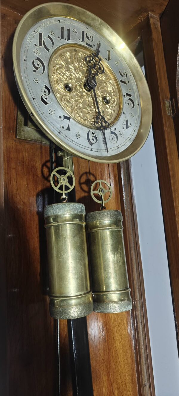 Antique Junghans 2 Weights Vienna Clock For Sale 🇩🇪 - Image 6