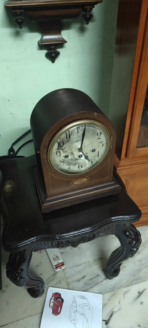 Real Antique Junghans Table Chiming Clock – Circa 1890 - Image 7