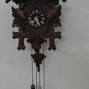 Charming German Quartz Cuckoo Clock – Animal Wood Theme