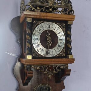 Very Large & Beautiful Dutch Raindrop Clock – 8-Day Weight-Driven – For Sale