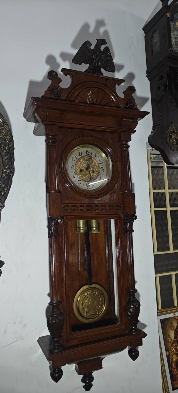 Antique Junghans 2 Weights Vienna Clock For Sale 🇩🇪