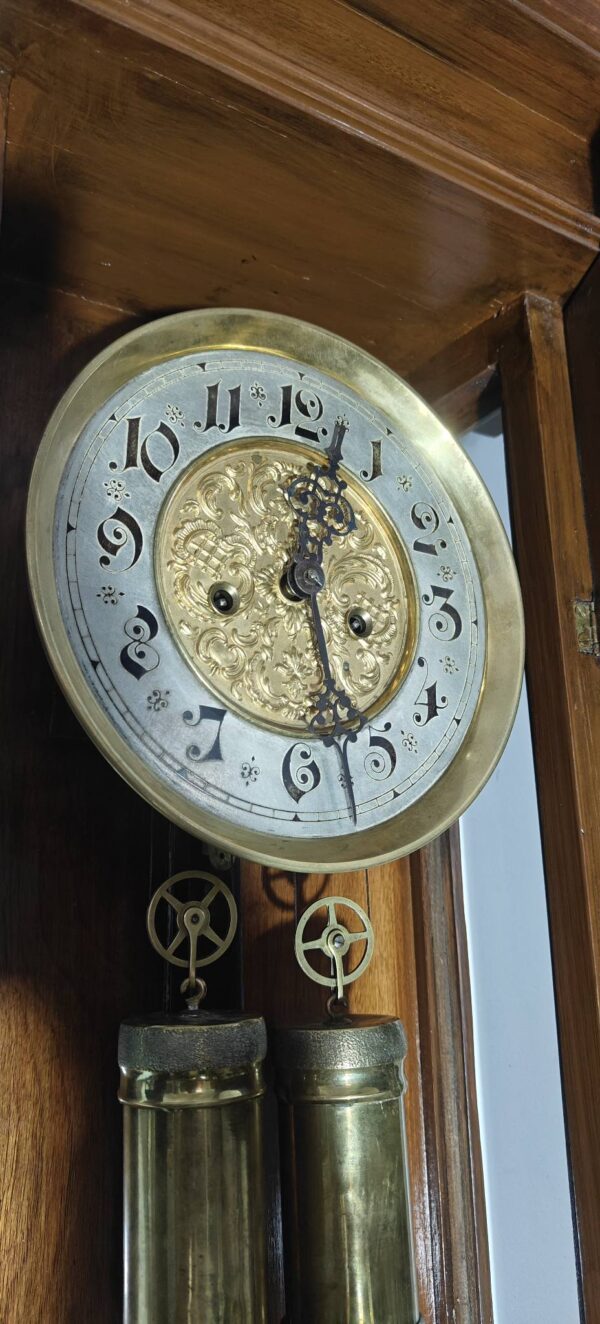 Antique Junghans 2 Weights Vienna Clock For Sale 🇩🇪 - Image 7
