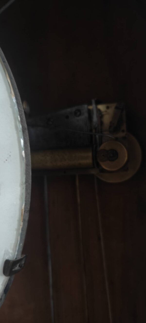 Real Antique Bullseye Clock (Mother of Pearl) – Circa 1855 - Image 7