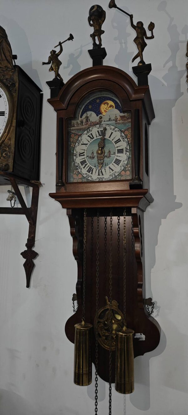 Original Dutch Clock with Ornate Statues – For Sale 🇳🇱 - Image 7
