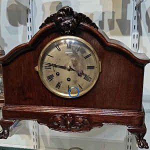 This is the Gustav Becker Table Chiming Clock